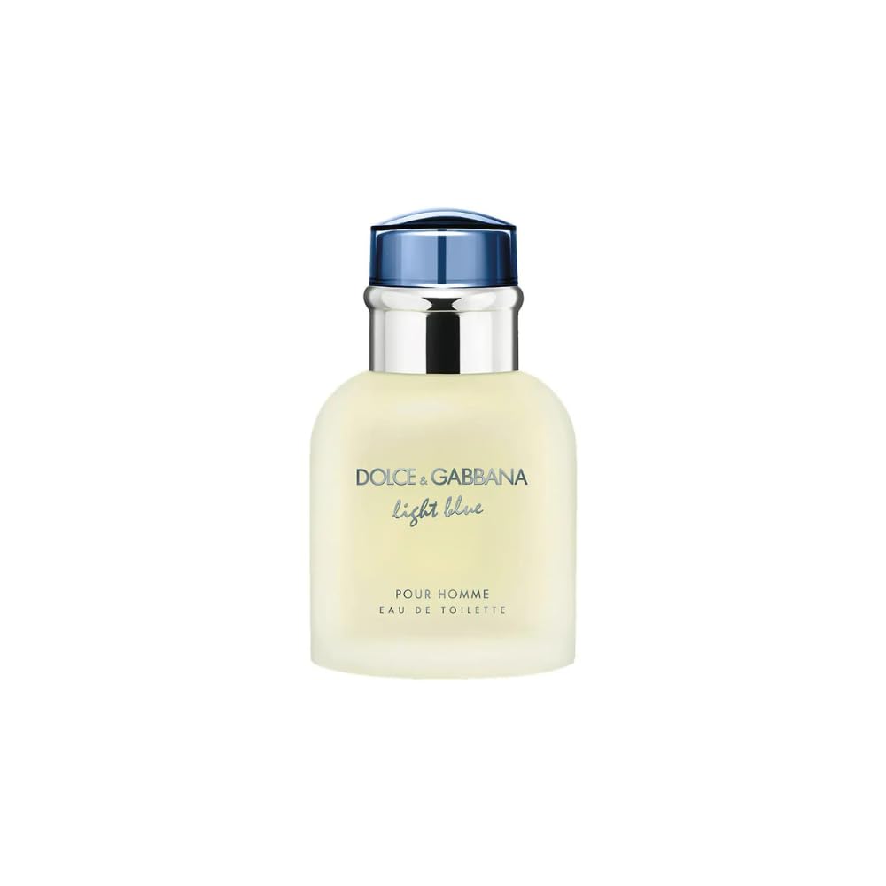 Dolce & Gabbana Light Blue Pour Homme – a refreshing Mediterranean-inspired cologne with citrus, rosemary, and patchouli notes, capturing the essence of adventure and revitalization